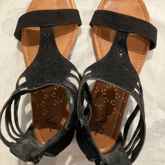 Taxi brand women’s size 41 black flats / slides / sandals - Picture 2 of 9
